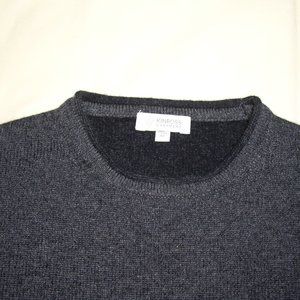 KINROSS Sweater,Medium,Gray,100% Cashmere,Crewneck